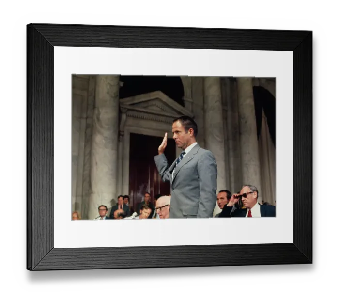 Framed Print : H.R. Haldeman Taking Oath Framed Print : H.R. Haldeman Taking Oath