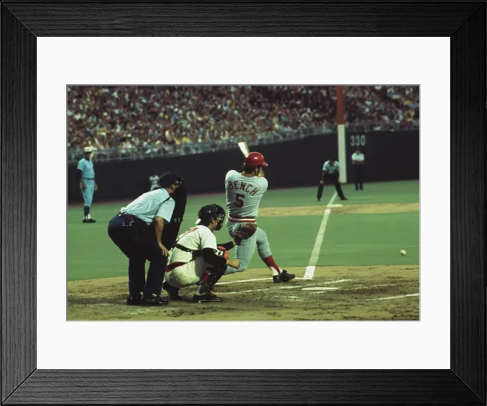 Framed Print : Johnny Bench In All-Star Game Framed Print : Johnny Bench In All-Star Game