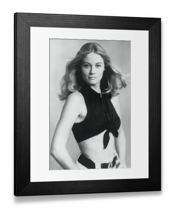 Framed Print : Portrait of Cybill Shepherd Framed Print : Portrait of Cybill Shepherd