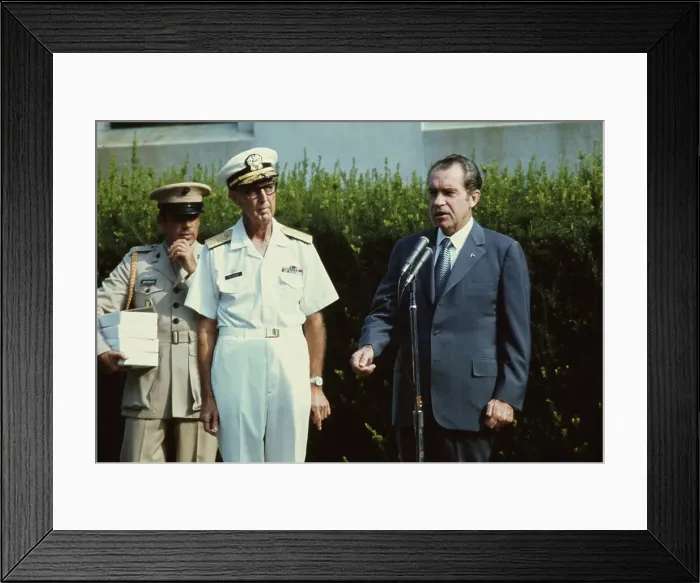 Framed Print : Richard Nixon Shaking Hands Framed Print : Richard Nixon Shaking Hands