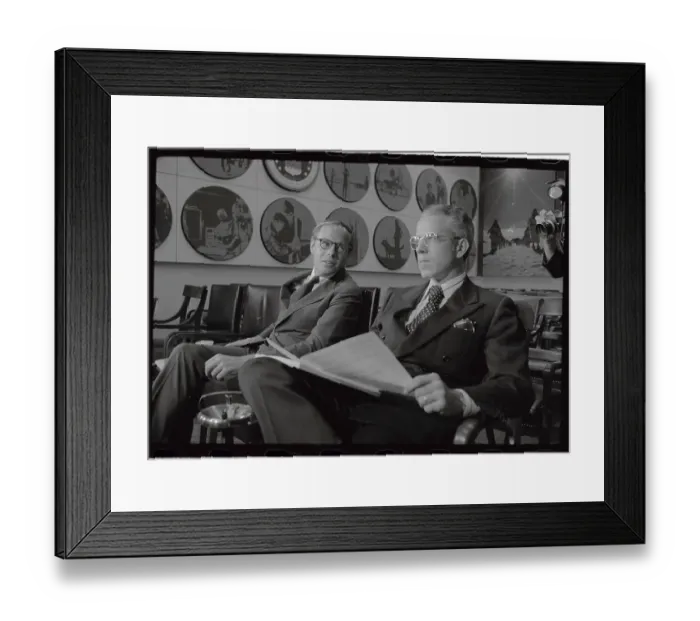 Framed Print : John Dean III and Lawyer Sitting in Courtroom Framed Print : John Dean III and Lawyer Sitting in Courtroom