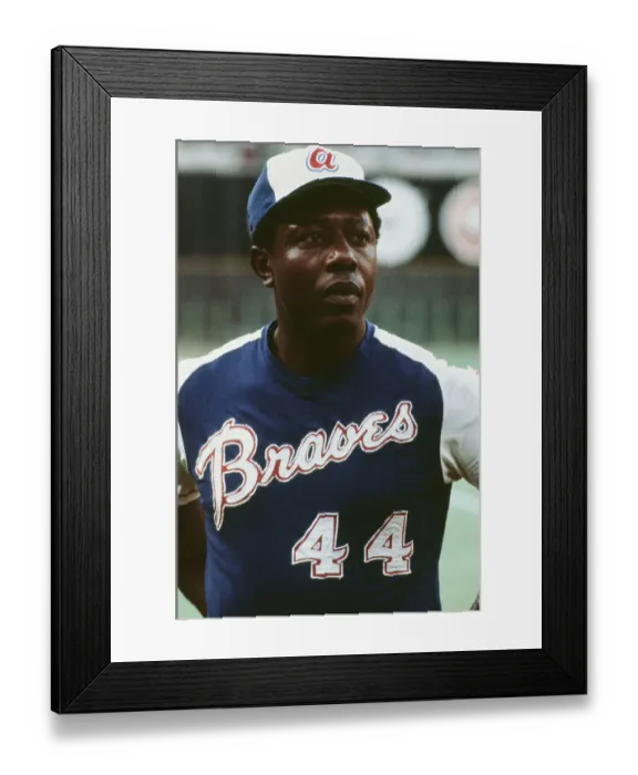 Framed Print : Major League Baseball - Atlanta Braves V New York Mets