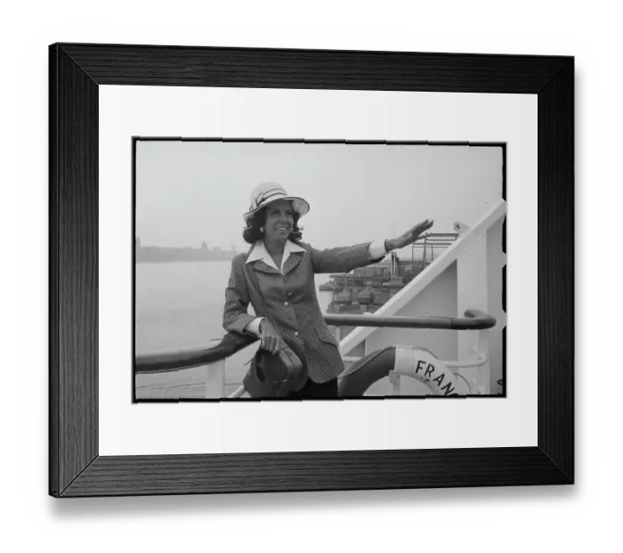 Framed Print : Jacqueline Susann Waving Framed Print : Jacqueline Susann Waving