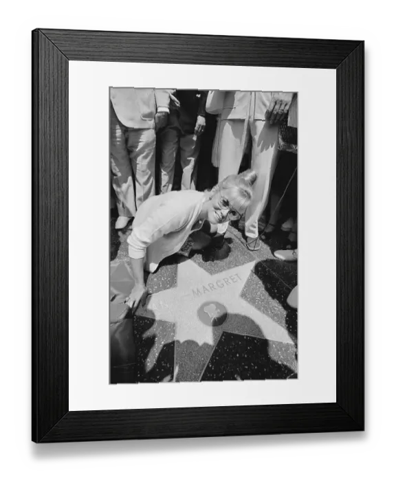 Framed Print : Ann-Margret Being Honored on Hollywood Blvd Framed Print : Ann-Margret Being Honored on Hollywood Blvd