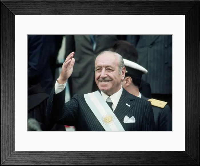 Framed Print : President Hector Campora of Argentina Framed Print : President Hector Campora of Argentina