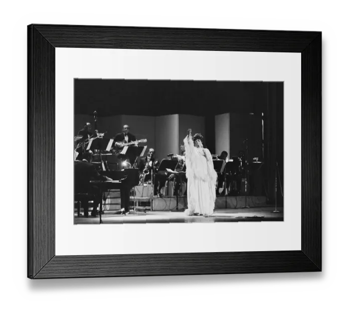 Framed Print : Ella Fitzgerald Performing at Carnegie Hall Framed Print : Ella Fitzgerald Performing at Carnegie Hall