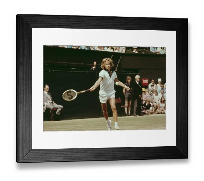 Framed Print : Bjorn Borg Playing Tennis Framed Print : Bjorn Borg Playing Tennis