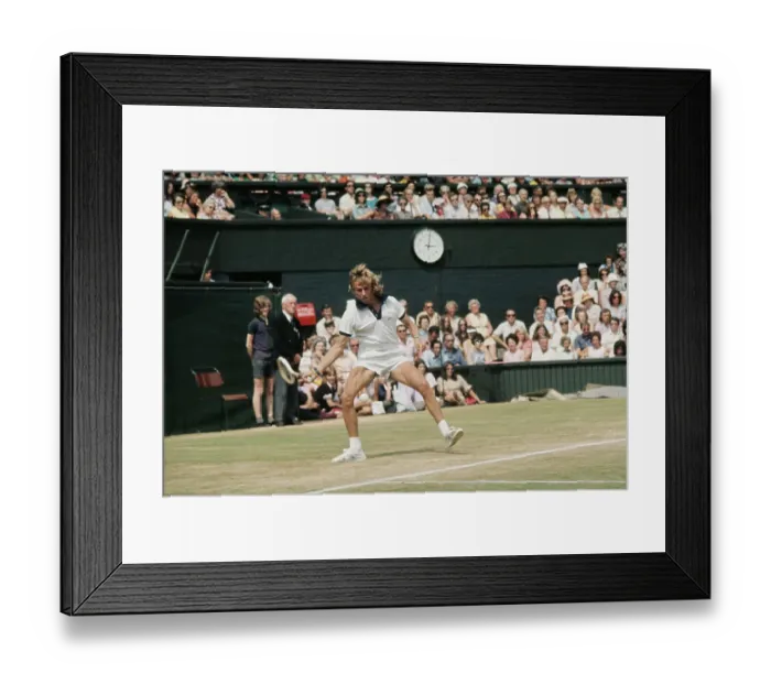 Framed Print : Bjorn Borg Playing Tennis Framed Print : Bjorn Borg Playing Tennis