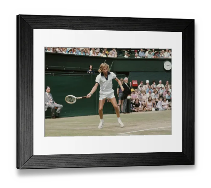 Framed Print : Bjorn Borg Playing Tennis Framed Print : Bjorn Borg Playing Tennis