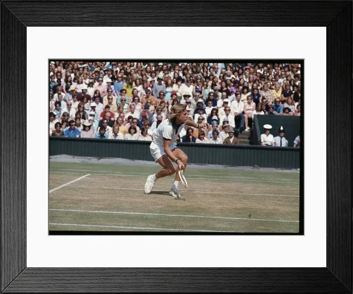 Framed Print : Bjorn Borg Playing Tennis Framed Print : Bjorn Borg Playing Tennis