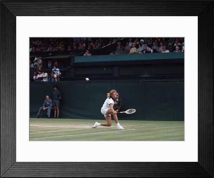Framed Print : Bjorn Borg Playing Tennis Framed Print : Bjorn Borg Playing Tennis