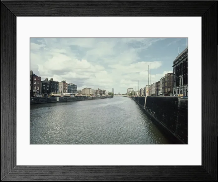 Framed Print : Views Along River Liffey Framed Print : Views Along River Liffey