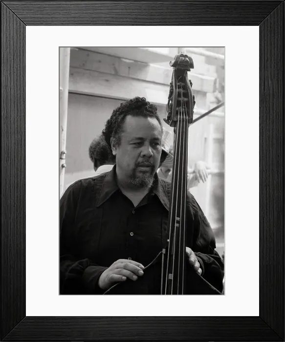 Framed Print : Charlie Mingus Playing The Bass Framed Print : Charlie Mingus Playing The Bass