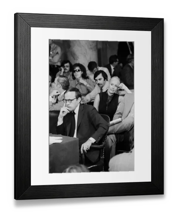Framed Print : Presidential Advisor John Dean and Wife at Watergate Hearing Framed Print : Presidential Advisor John Dean and Wife at Watergate Hearing