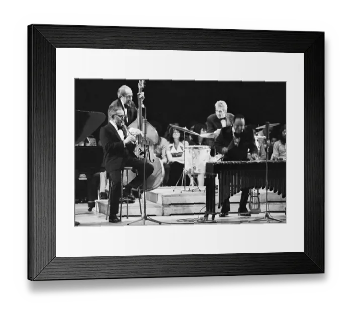 Framed Print : Musicians Performing at Newport Jazz Festival Framed Print : Musicians Performing at Newport Jazz Festival