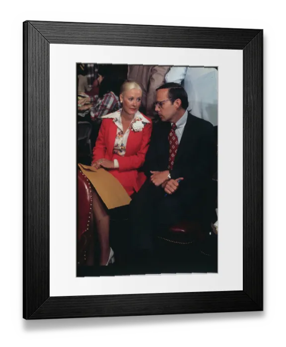 Framed Print : John Dean III and His Wife