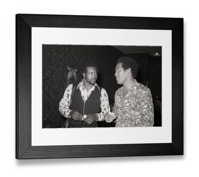 Framed Print : Larry Brown With O.J. Simpson Framed Print : Larry Brown With O.J. Simpson