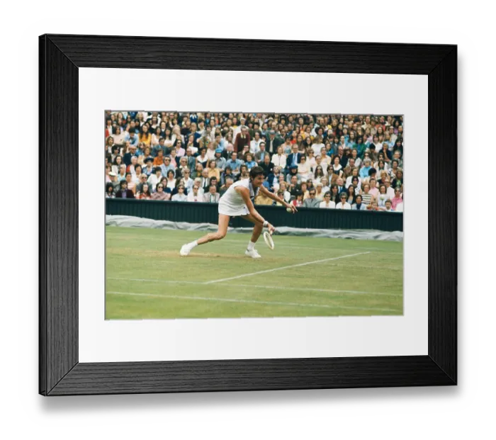 Framed Print : Margaret Court Playing Tennis Framed Print : Margaret Court Playing Tennis
