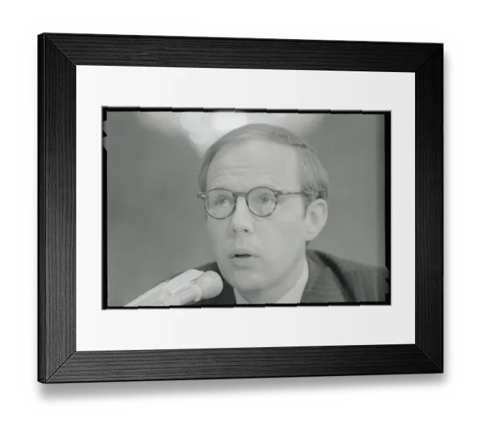 Framed Print : John W. Dean III Addressing Senate Framed Print : John W. Dean III Addressing Senate