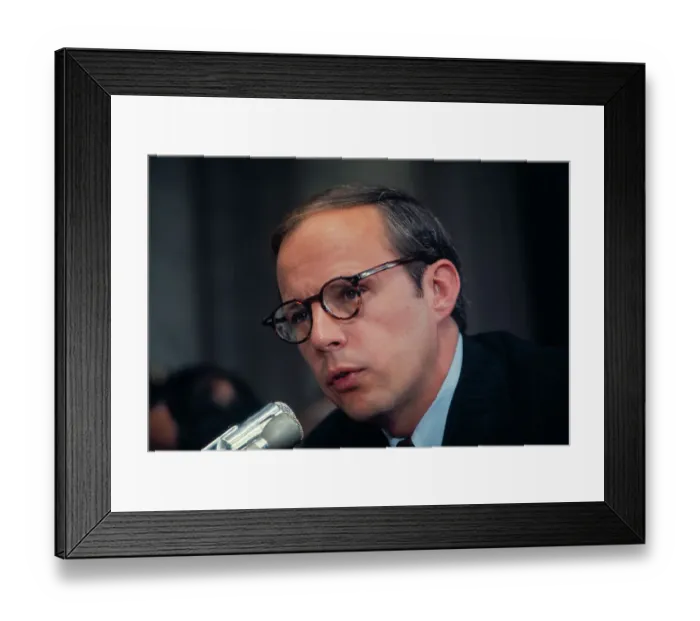 Framed Print : John W. Dean III Testifying in Watergate Hearings Framed Print : John W. Dean III Testifying in Watergate Hearings