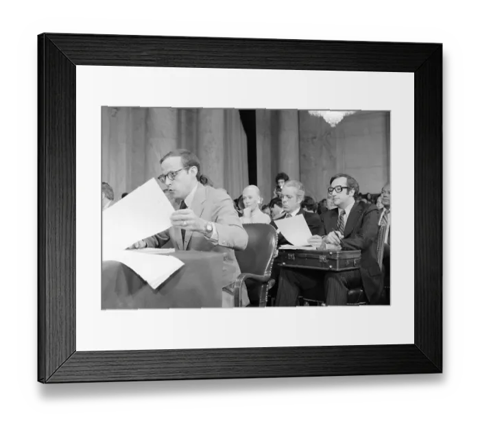 Framed Print : John W. Dean III Testifies to Senate Framed Print : John W. Dean III Testifies to Senate