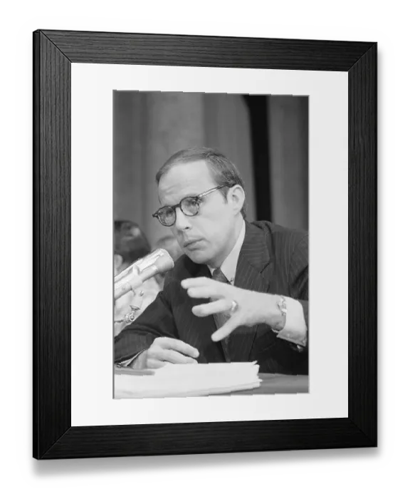 Framed Print : John W. Dean III Taking His Oath to Testify Framed Print : John W. Dean III Taking His Oath to Testify
