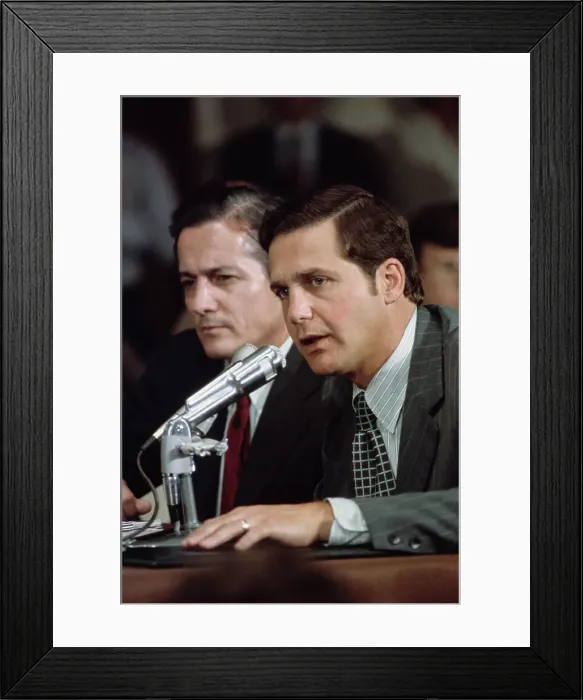Framed Print : Jeb S. Magruder & His Attorney Framed Print : Jeb S. Magruder & His Attorney