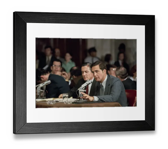 Framed Print : Jeb S. Magruder & His Attorney Framed Print : Jeb S. Magruder & His Attorney