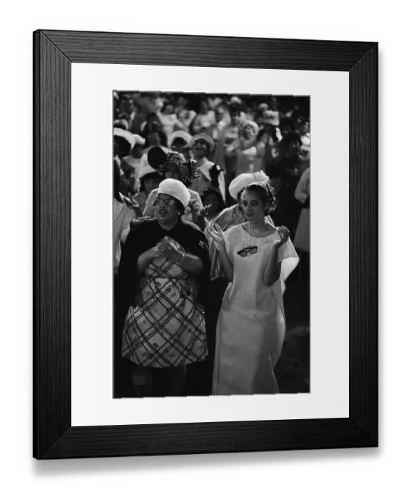 Framed Print : African American Congregation Attending Church in New York Framed Print : African American Congregation Attending Church in New York