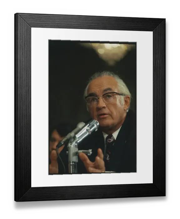 Framed Print : Portrait of Maurice Stans Framed Print : Portrait of Maurice Stans
