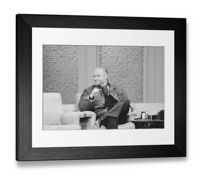 Framed Print : Marlon Brando on the Dick Cavett Show Framed Print : Marlon Brando on the Dick Cavett Show