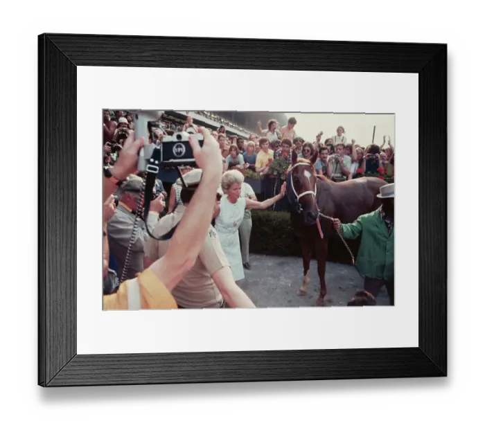 Framed Print : Secretariat After Winning Triple Crown Framed Print : Secretariat After Winning Triple Crown