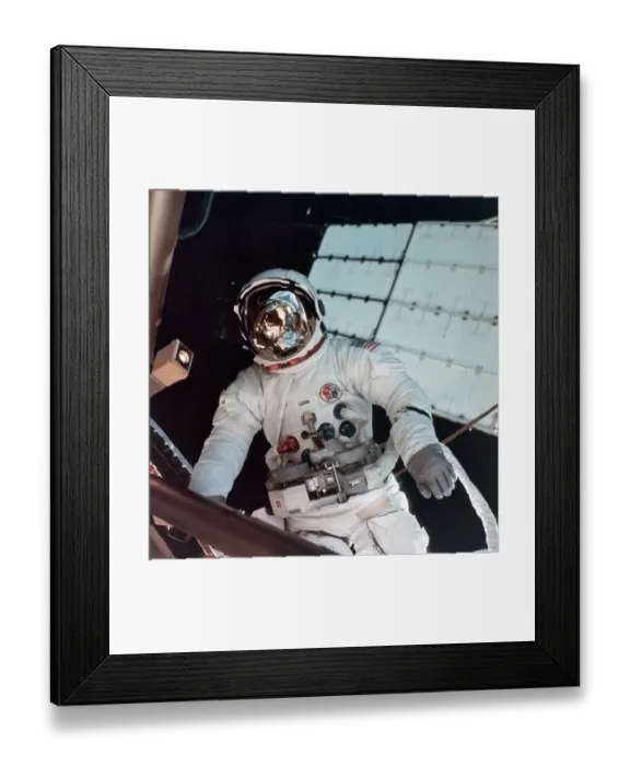 Framed Print : Jack Lousma in Spacesuit in Space Framed Print : Jack Lousma in Spacesuit in Space