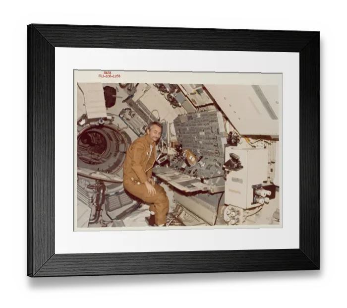Framed Print : Astronaut Owen Garriot Framed Print : Astronaut Owen Garriot