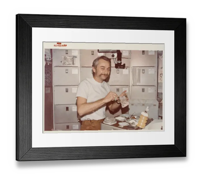 Framed Print : Owen K Garriott, Skylab III science pilot