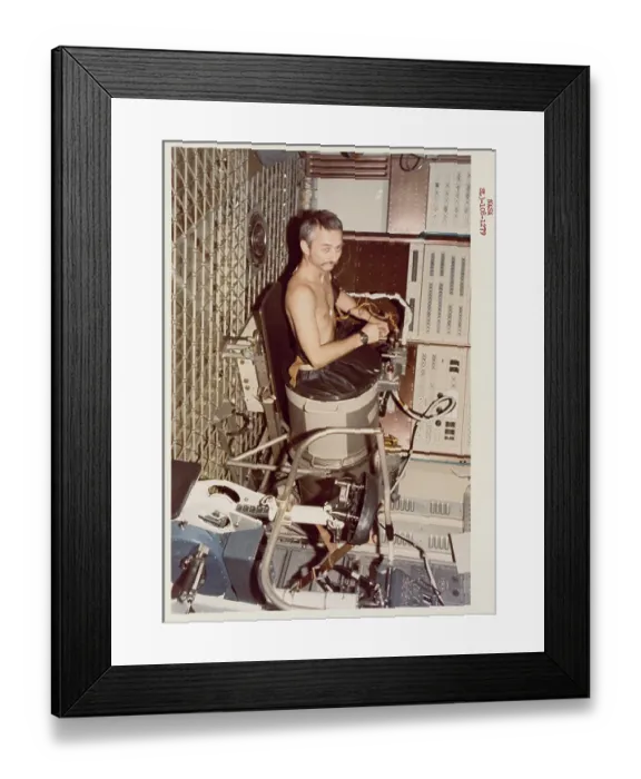 Framed Print : Experiments area of the Orbital Workshop Framed Print : Experiments area of the Orbital Workshop
