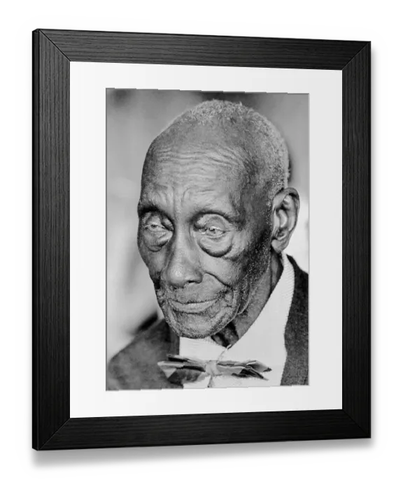 Framed Print : Portrait of Centenarian Charlie Smith Framed Print : Portrait of Centenarian Charlie Smith