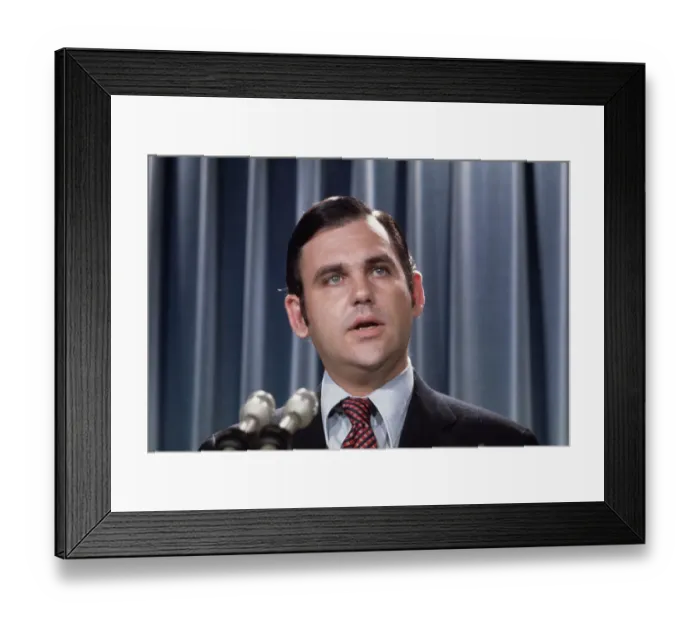 Framed Print : Watergate Fallout Press Conference Framed Print : Watergate Fallout Press Conference