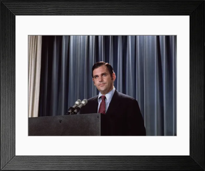 Framed Print : Watergate Fallout Press Conference Framed Print : Watergate Fallout Press Conference