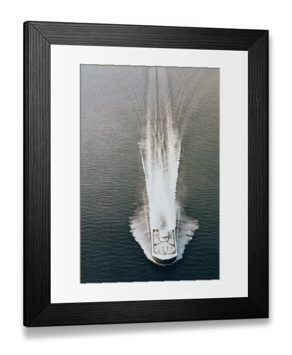 Framed Print : Prototype of Navy Hovercraft in Action Framed Print : Prototype of Navy Hovercraft in Action