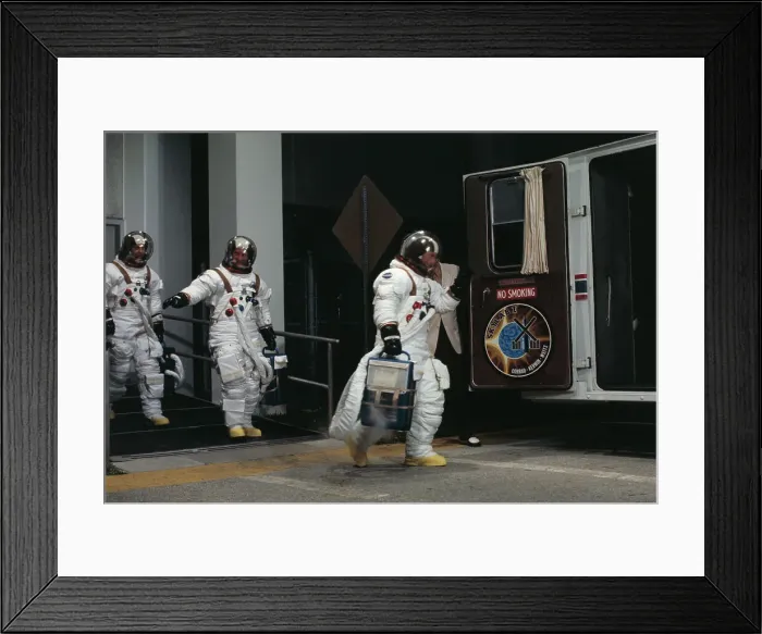 Framed Print : Astronauts Preparing for Launch