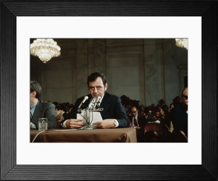 Framed Print : United States Senate Watergate Committee Hearing Framed Print : United States Senate Watergate Committee Hearing