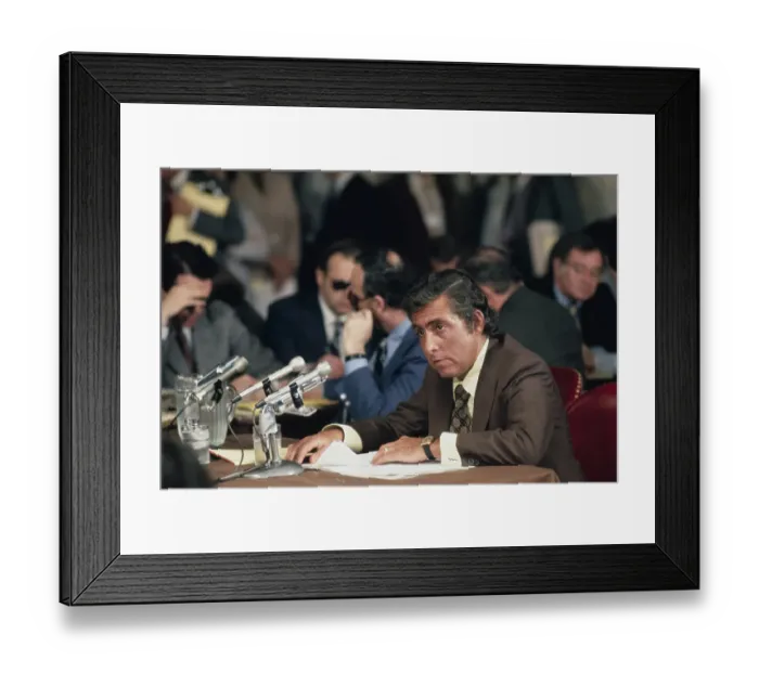 Framed Print : Watergate Committee Meeting Framed Print : Watergate Committee Meeting