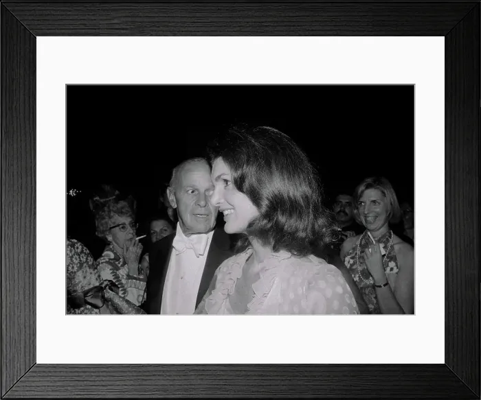 Framed Print : Mrs. Jacqueline Onassis, Closeup