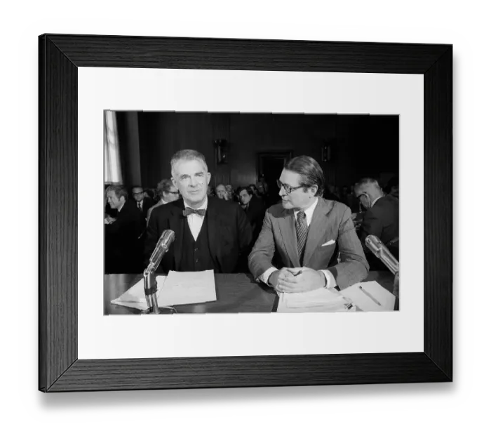 Framed Print : Archibald Cox Being Introduced in Senate Hearing Framed Print : Archibald Cox Being Introduced in Senate Hearing