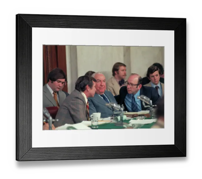 Framed Print : Sam Ervin Presiding Over Hearings Framed Print : Sam Ervin Presiding Over Hearings