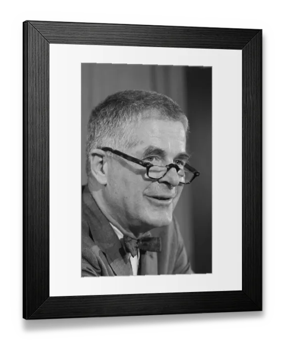 Framed Print : Archibald Cox Wearing Eyeglasses Framed Print : Archibald Cox Wearing Eyeglasses