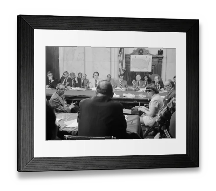 Framed Print : Watergate Investigating Committee Framed Print : Watergate Investigating Committee