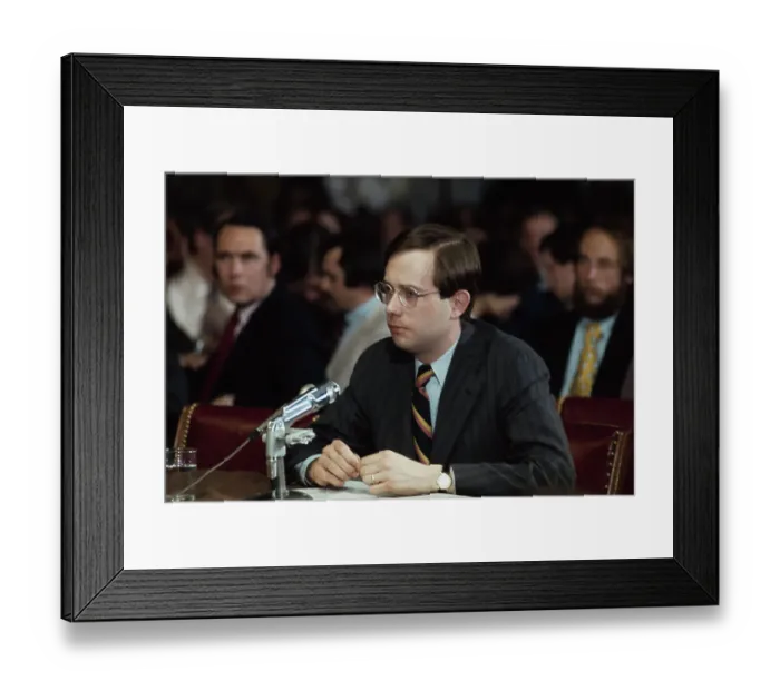 Framed Print : United States Senate Watergate Committee Hearing Framed Print : United States Senate Watergate Committee Hearing