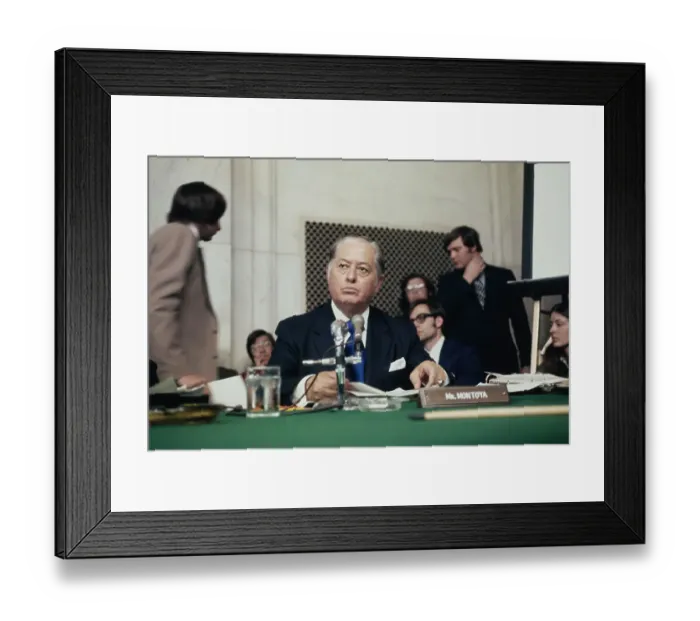 Framed Print : Watergate Committee Meeting Framed Print : Watergate Committee Meeting